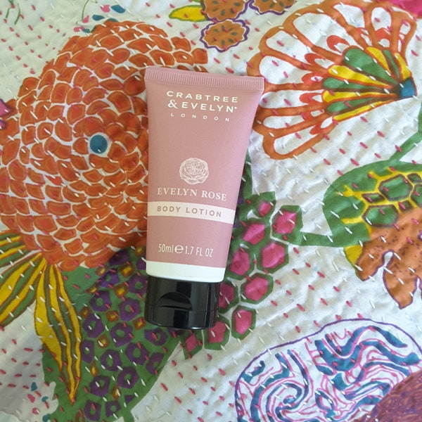 New Crabtree & Evelyn Evelyn Rose body lotion 50 ml 1.7 Fl Oz,New Classic Crabtree and Evelyn Evelyn Rose body lotion body wash discontinued