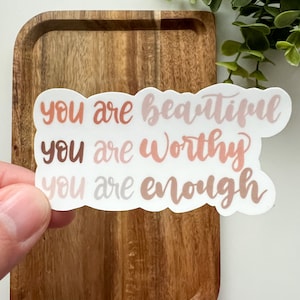 Self Love Sticker, Positive Affirmation, Affirmation Sticker, Self Gift, Positive Sticker, Self Love, Sticker Gift, Water Bottle Sticker