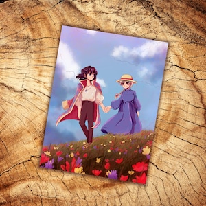 Howl and Sophie Mini Print