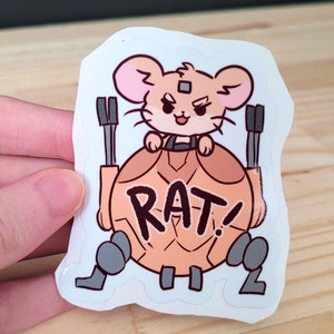 Pegatina de Overwatch de rata