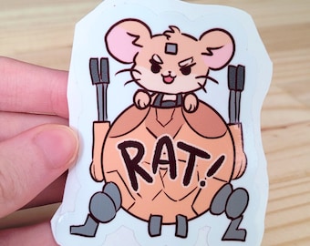 Adesivo Rato! Overwatch