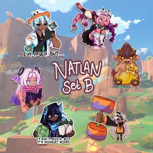 Natlan Meme Stickers (Set B)