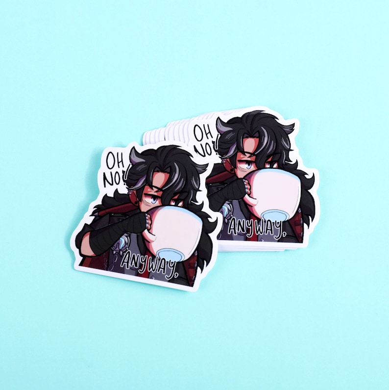 Fontaine Meme Sticker (Set A) Tea Time