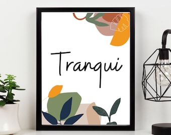 Tranqui Printable Download, Mexican Wall Art, Spanish Quote Print, Latina Quote Print, Latina Wall Art, Bad Bunny