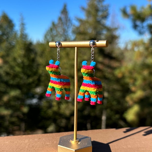 Burro Piñata Earrings