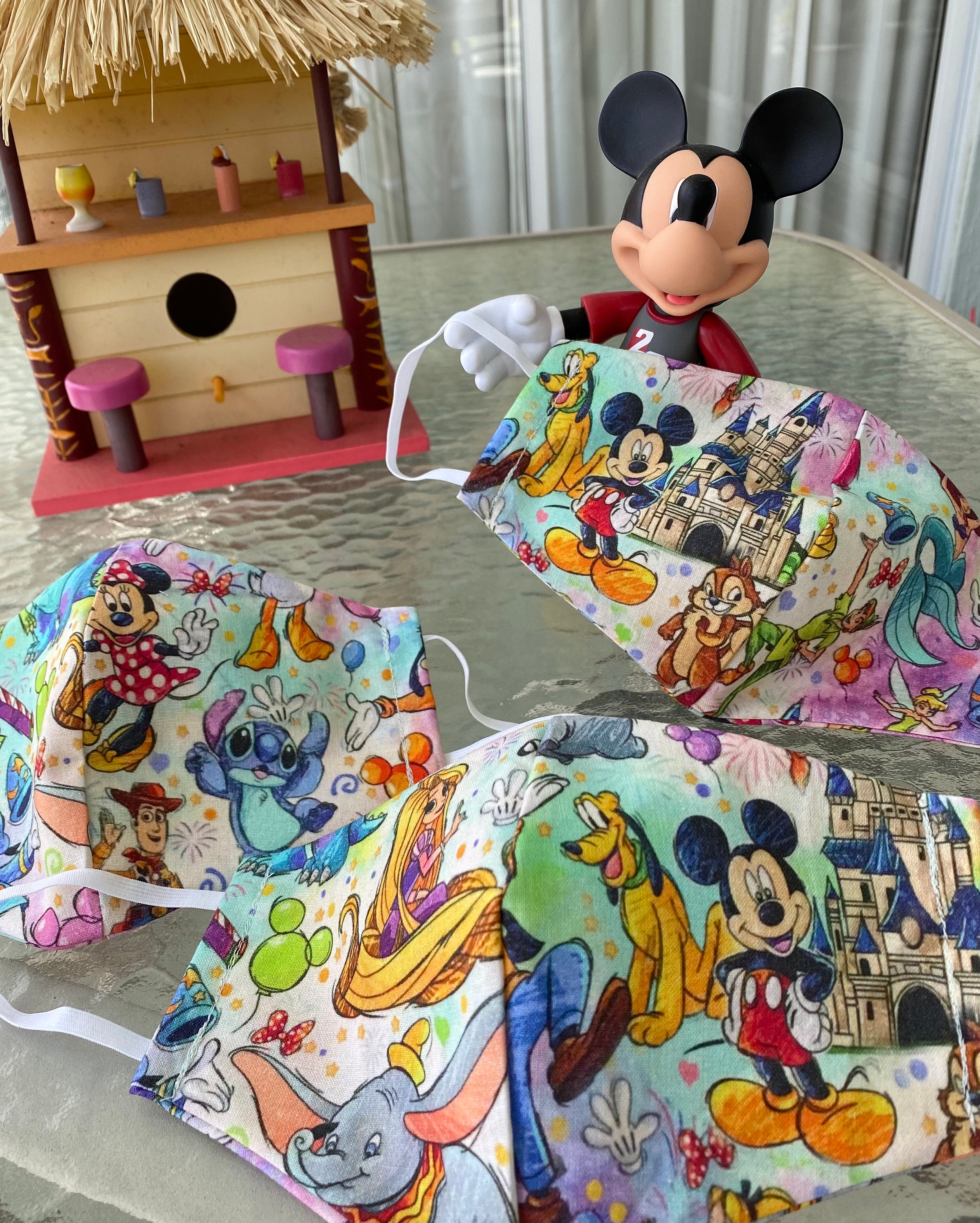 Disney Characters Mask Disneyland Mask Disney World Mask Etsy