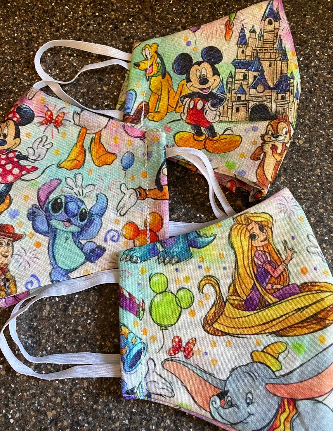 Disney Characters Mask Disneyland Mask Disney World Mask Etsy