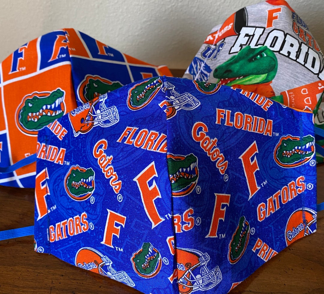 University of Florida Gator Face Mask: Cotton Sports Mask - Etsy