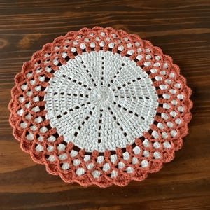 Handmade Crochet Doily, Crochet Cotton Doilies