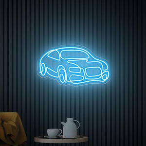 Car Neon Sign, Custom Your Car Neon Sign, Garage Decor Wall Art LED Light for Home Store Club, Man Cave Best Men Gift, Bedroom Neon Sign