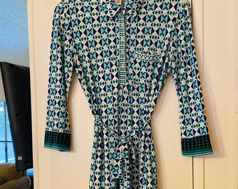 Donna Morgan Geometric Print Jersey Knit Dress