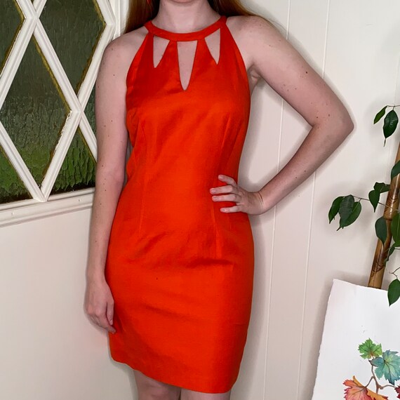 Vintage Red Summer Dress by Geary Rourke for Kamisoto