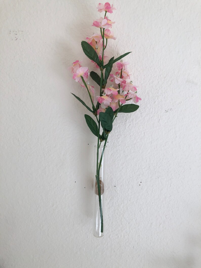 Decorative Flower Glass Tubes Etsy