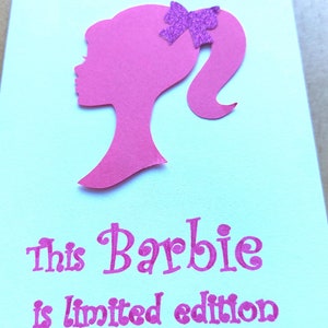 Carta unica personalizzabile in 3D fatta a mano Barbie in edizione limitata e lui è solo Ken ispirata per tutte le occasioni