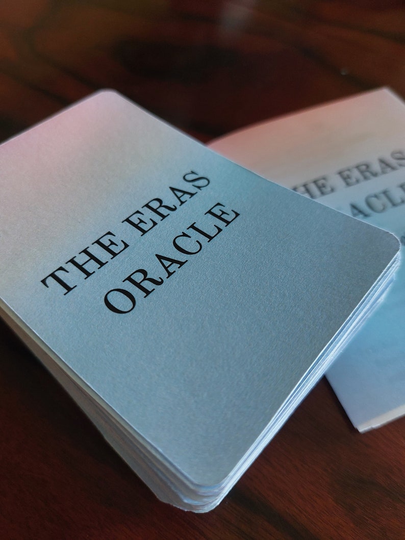 Printable Handmade Taylor Swift Inspired THE ERAS Oracle Deck image 6