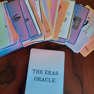 Printable Handmade Taylor Swift Inspired THE ERAS Oracle Deck image 3