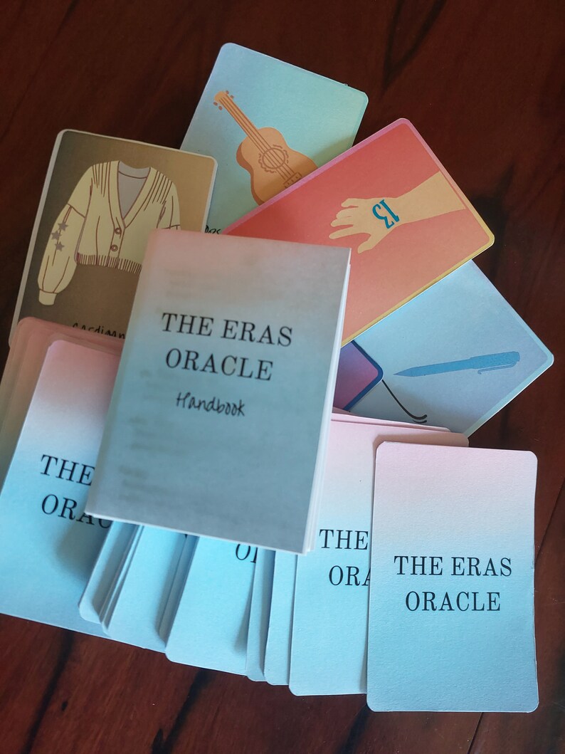 Printable Handmade Taylor Swift Inspired THE ERAS Oracle Deck image 5