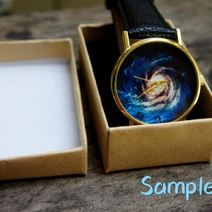 Solar system Watch, Printing/Graphic NOT Anglicanum, Unisex Watch, Metal Watch,Personalized Gift for Birthday, Anniversary & Festival image 6