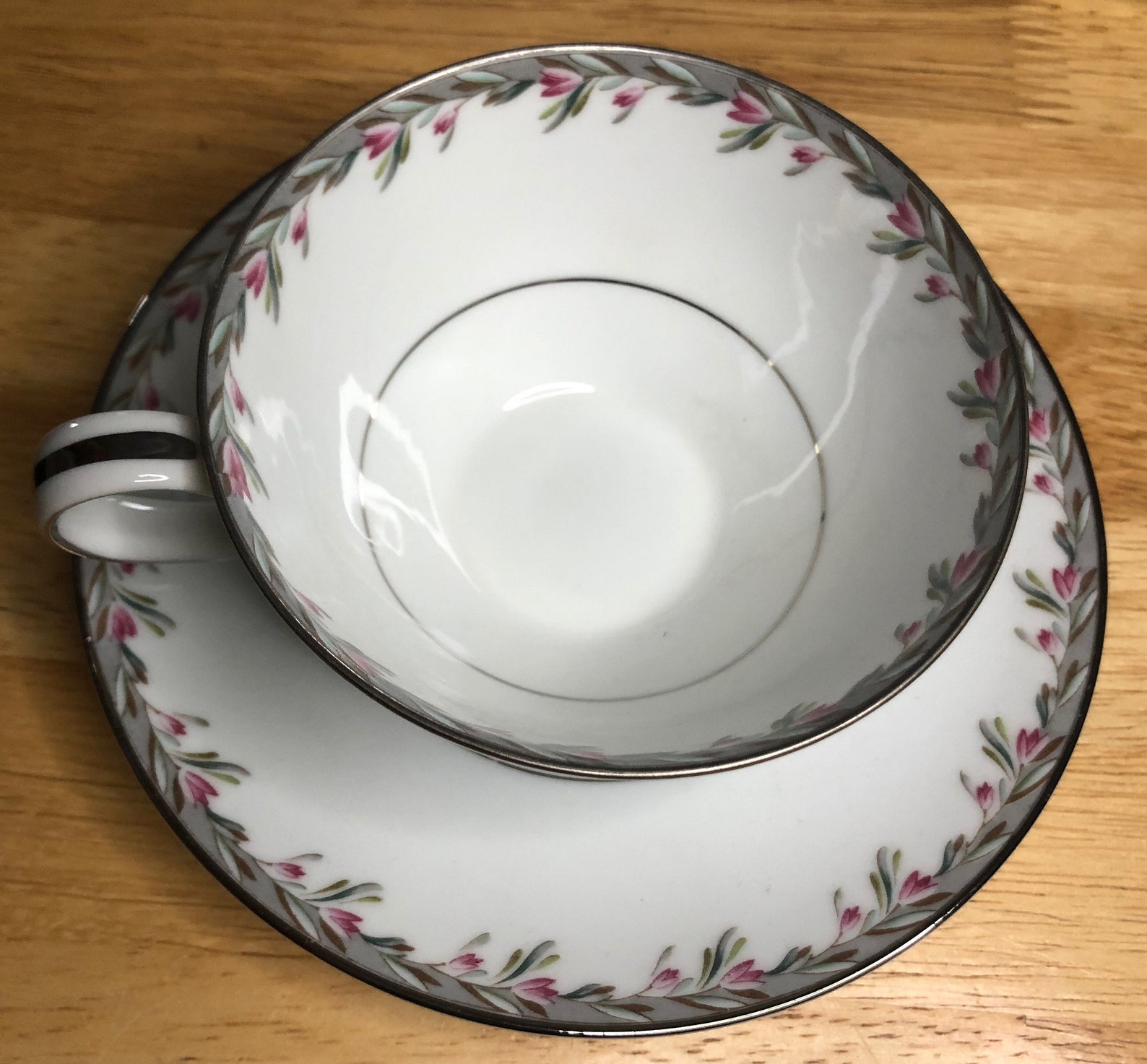 Noritake China Japan Petite Tea Cup and Saucer Etsy