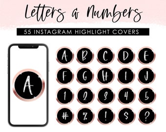 Instagram Alphabet Etsy