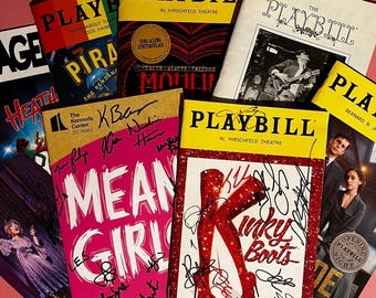 Jam PACKED Broadway Playbill Bundle !!
