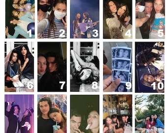 Celebrity Instax Polaroid Prints -- Conan Gray and Olivia Rodrigo