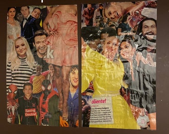 Celebrity and Playbill Magazine Collages