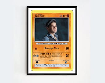Jack Kelly Newsies Pokemon Trading Card