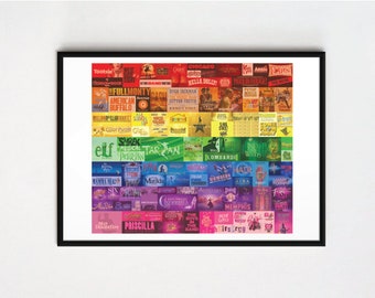 Regenboog Broadway Collage Poster