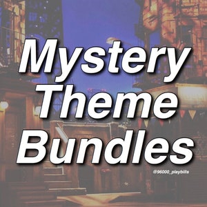 Playbill Mystery Themed Bundles
