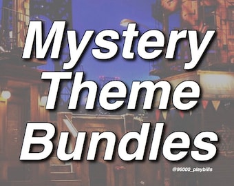 Playbill Mystery Themed Bundles