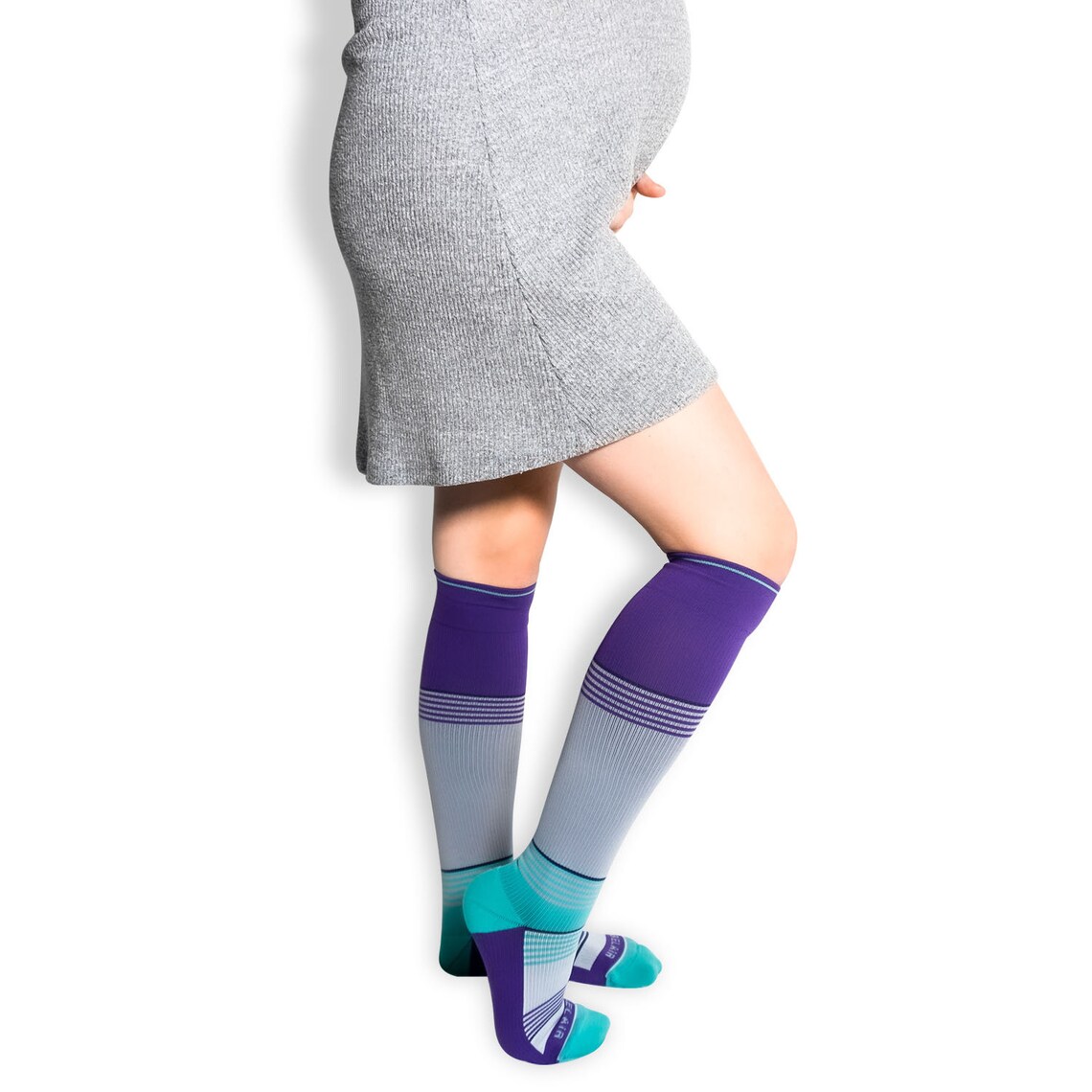 Maternity Compression Socks Pregnancy Stocking Fit Reduce Foot/leg Pain