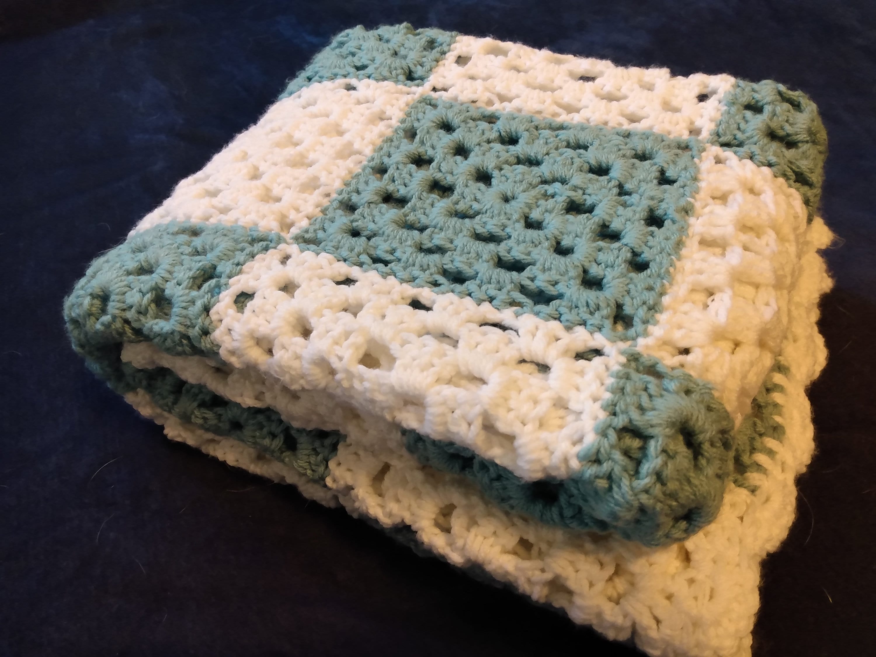 Hand Crocheted Lap/wheelchair Blanket Etsy