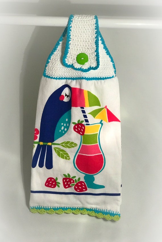 Crochet Hanging Kitchen Towel