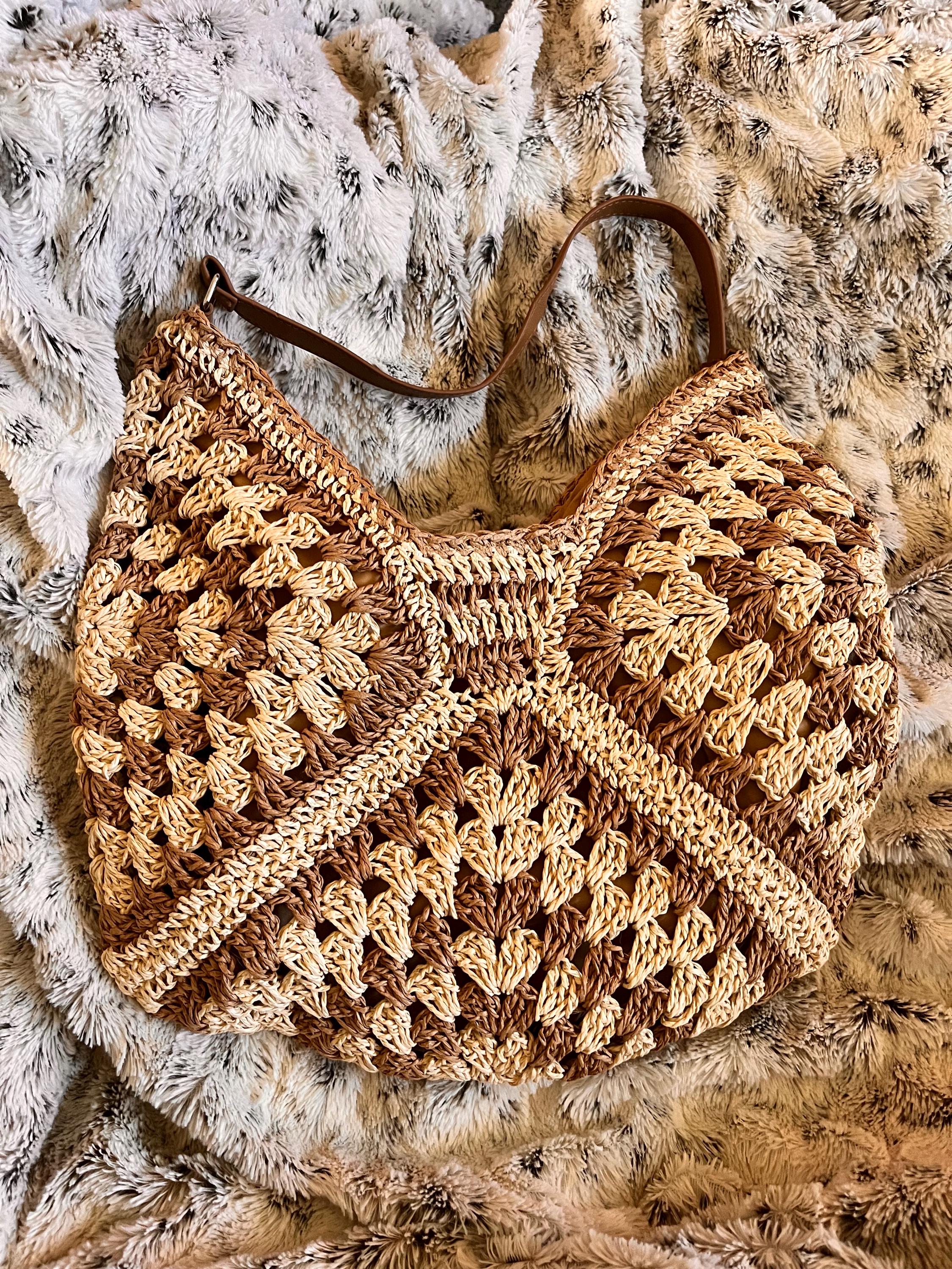 Crochet Cross Over Bohemian Bag Etsy