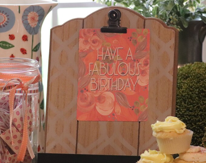 Have A Fabulous Birthday Cards Set of 5