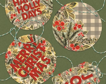 Blank Christmas Gift Tags