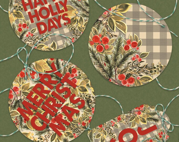 Blank Christmas Gift Tags