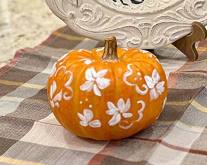 Small Painted Pumpkin