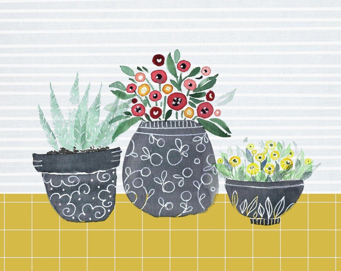 Potted Plant Cards
