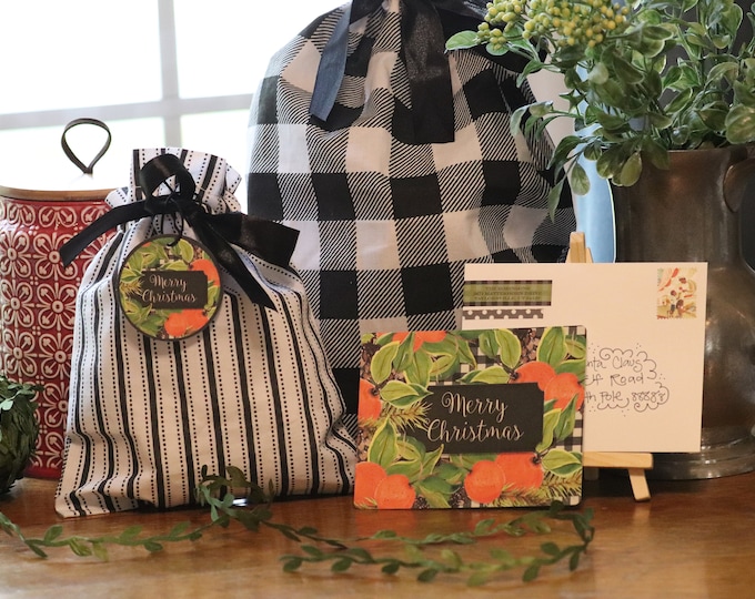 Merry Christmas Oranges Card (Set of 5)