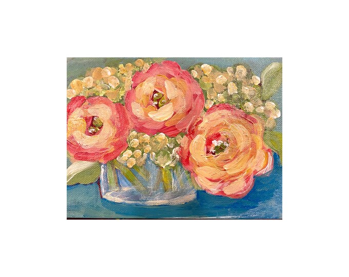 Large Art Print - "Three Girls" Roses