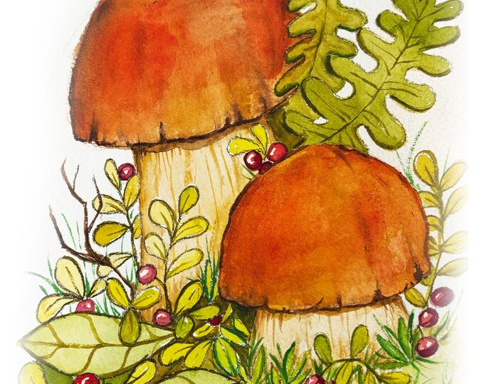 Art Print - Mushrooms