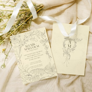 Alexis Wedding Invitation Template