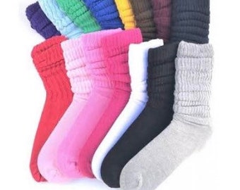 Slouch Socks - Etsy