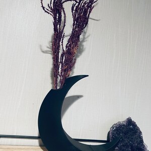 Modern Lunar Vase Large Crescent Moon Vase Witchy Home Decor Gothic Home Decor Boho Home Decor Moon Home Decor Multiple Sizes image 4