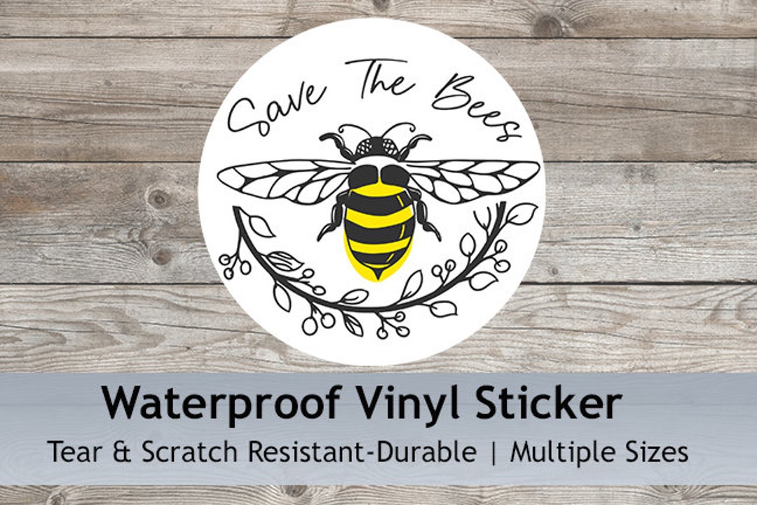 Save The Bees Honeybees Decal Sticker – Graphic Vinyl