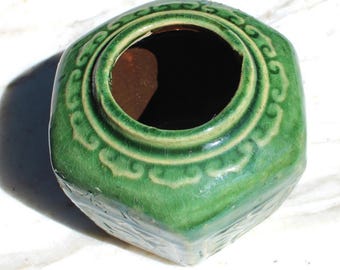 アンティーク中国製緑釉陶器花瓶（1900-1940年） - Etsy 日本