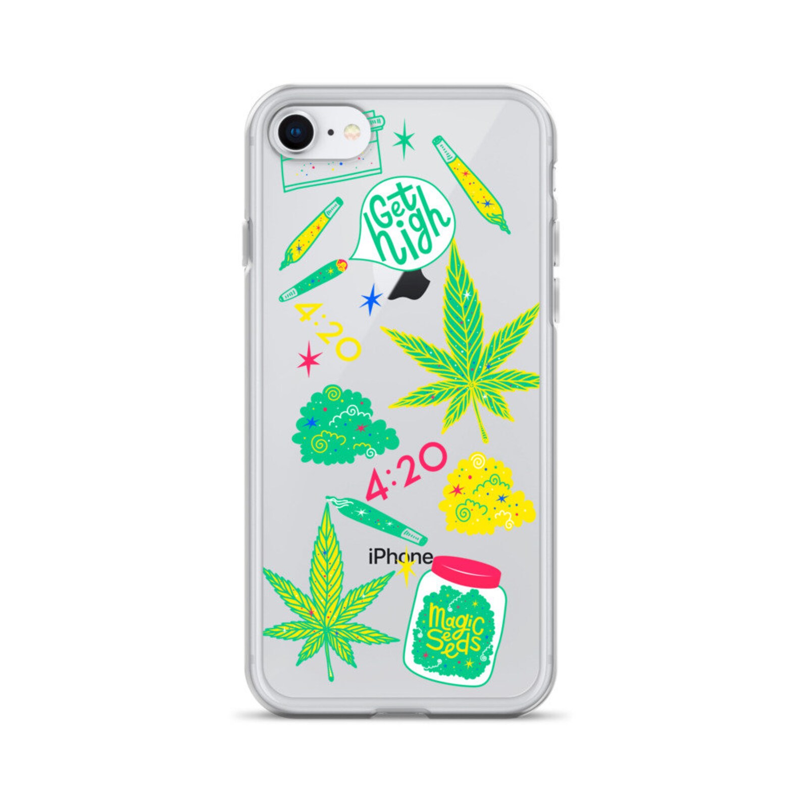 Marijuana Weed iPhone Case Colorful Cannabis Phone Cases Etsy