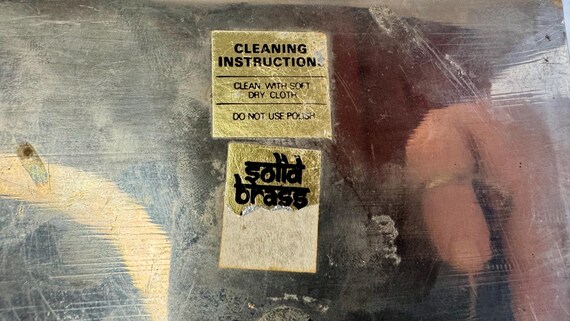 Antique Victorian Solid Brass Multicolor Patina D… - image 10